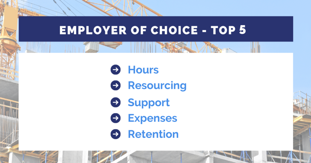 employer of choice top 5