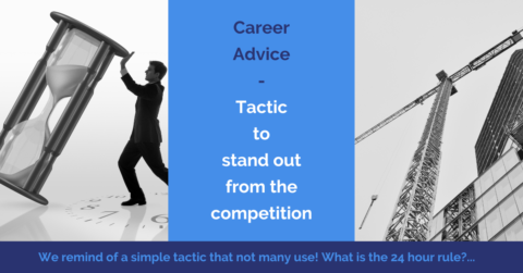 career advice - tactic to stand out from the crowd