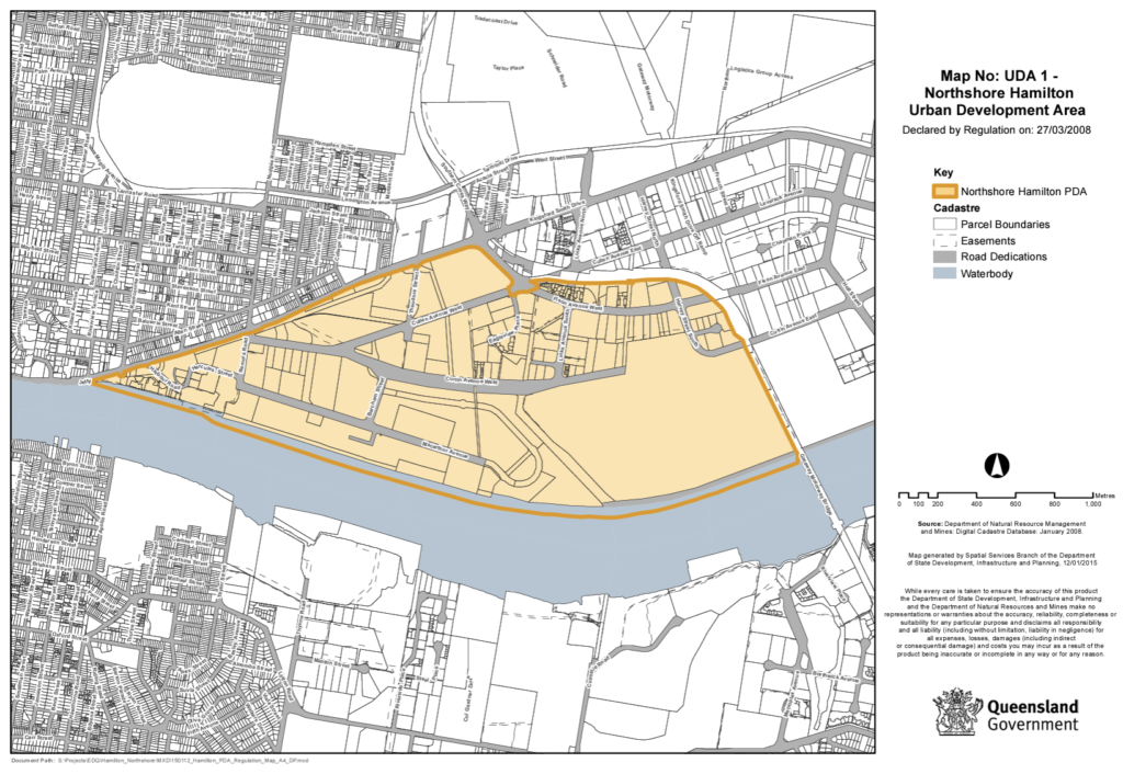 Northshore Hamilton Urban Development Map