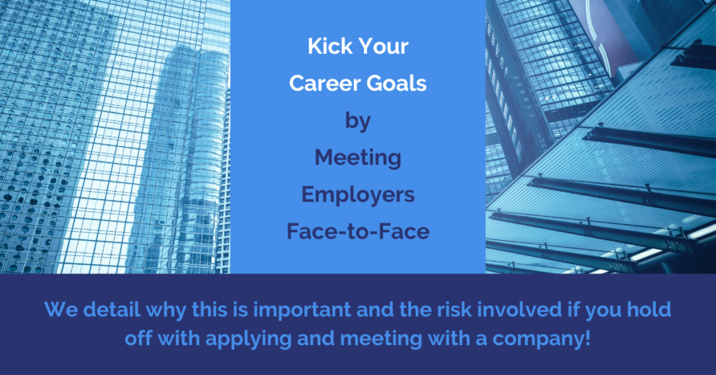 Kick career goals - meet employer face-to-face